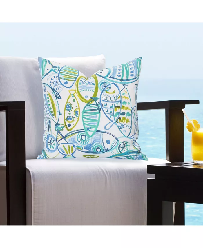 Siscovers Guppy Indoor Outdoor Decorative Pillow， 16