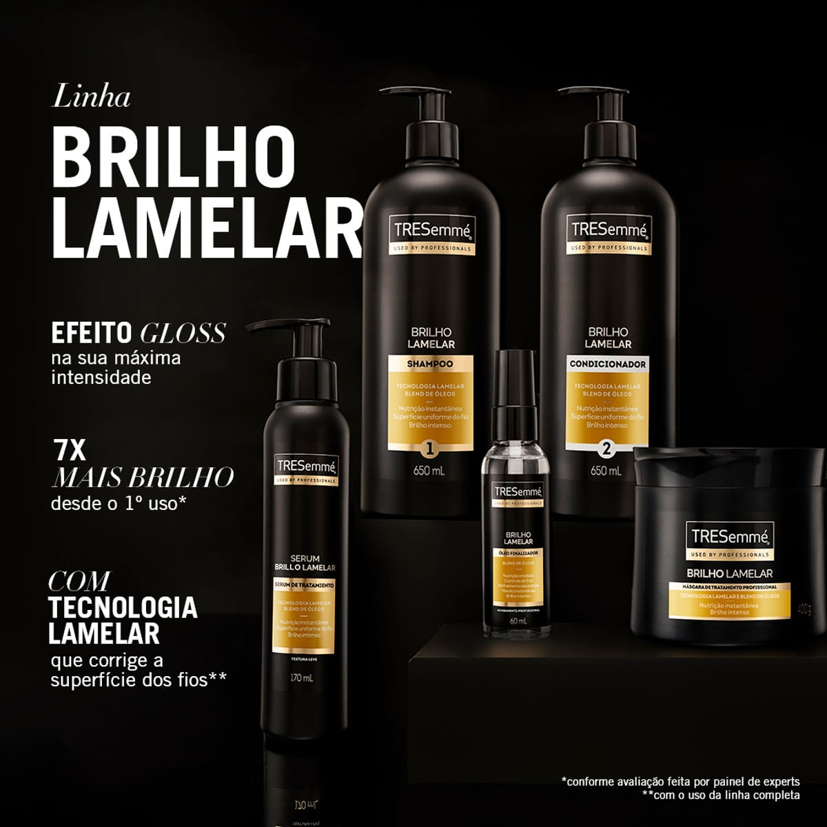 Mascara de Tratamento Tresemme Brilho Lamelar Pote 400g
