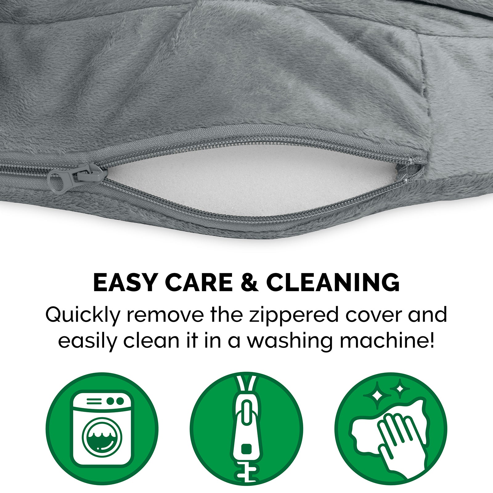 FurHaven Pet Dog Bed | Orthopedic Microvelvet Snuggery Burrow Pet Bed for Dogs and Cats， Gray， 26-Inch