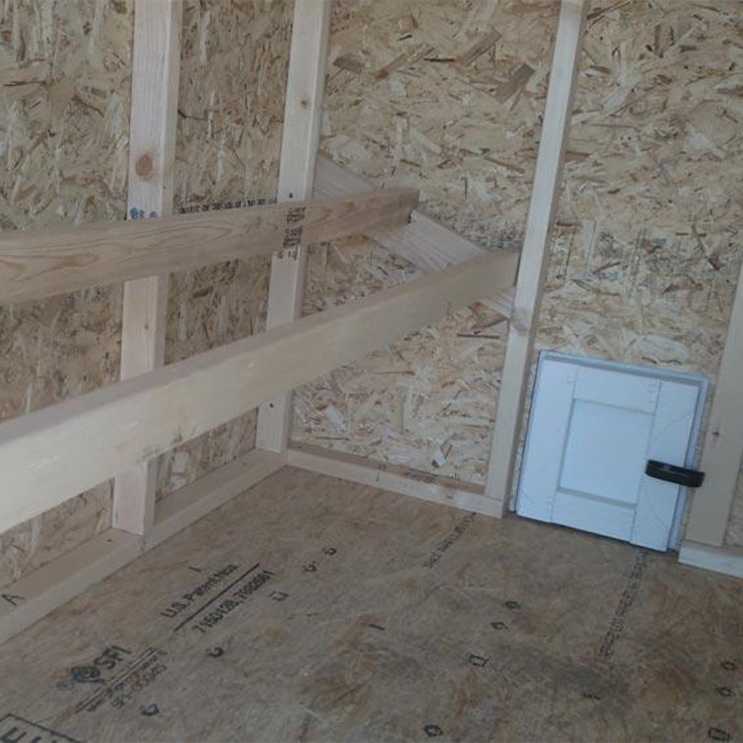 OverEZ Large Poultry Chicken Coop for 15 Chickens with Nesting Boxes， Red