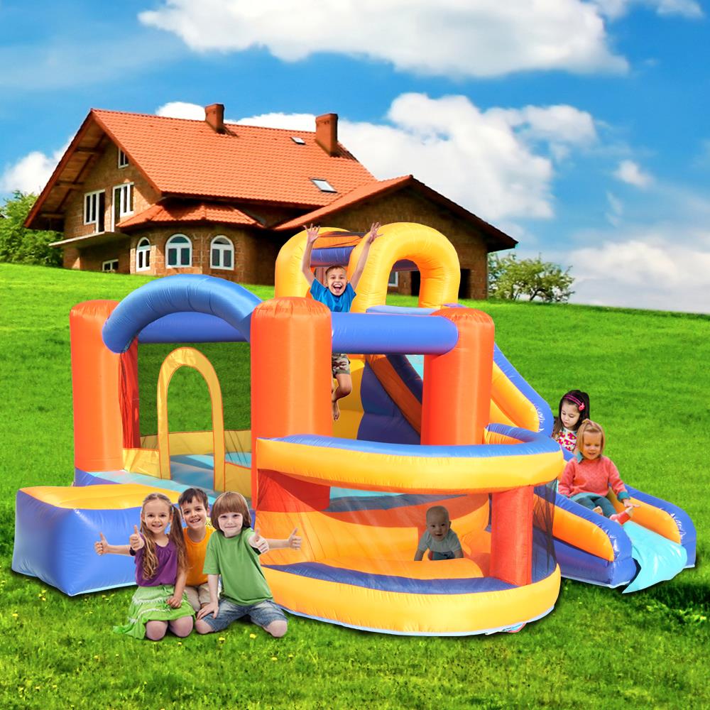 GoDecor Kids Inflatable Bounce House Castle with 480W Blower