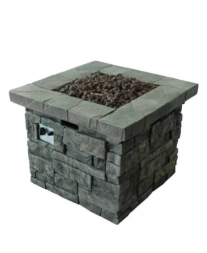 Noble House Angeles Outdoor Square Fire Pit
