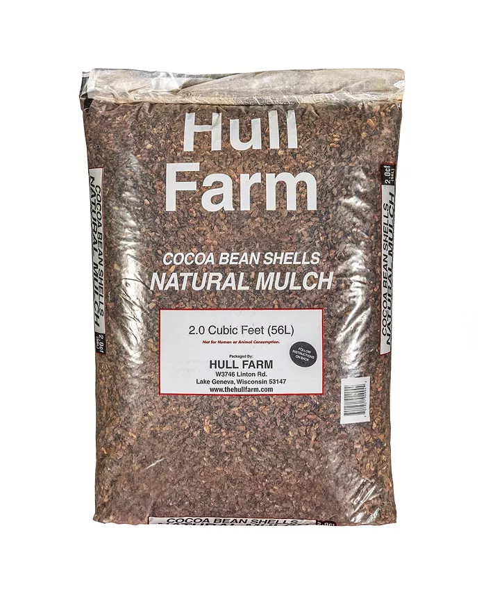 Hull Farm 50150 Cocoa Bean Shell Mulch， 2 Cubic Feet