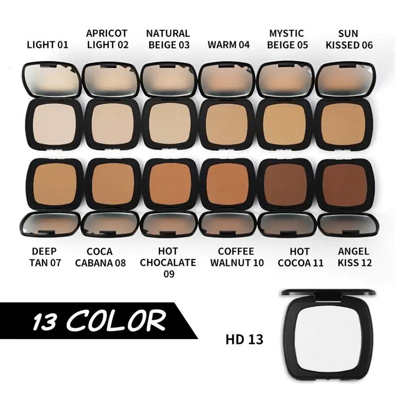 No Logo Custom Press Powder Palette Face Contour Private Label Bronzer Makeup