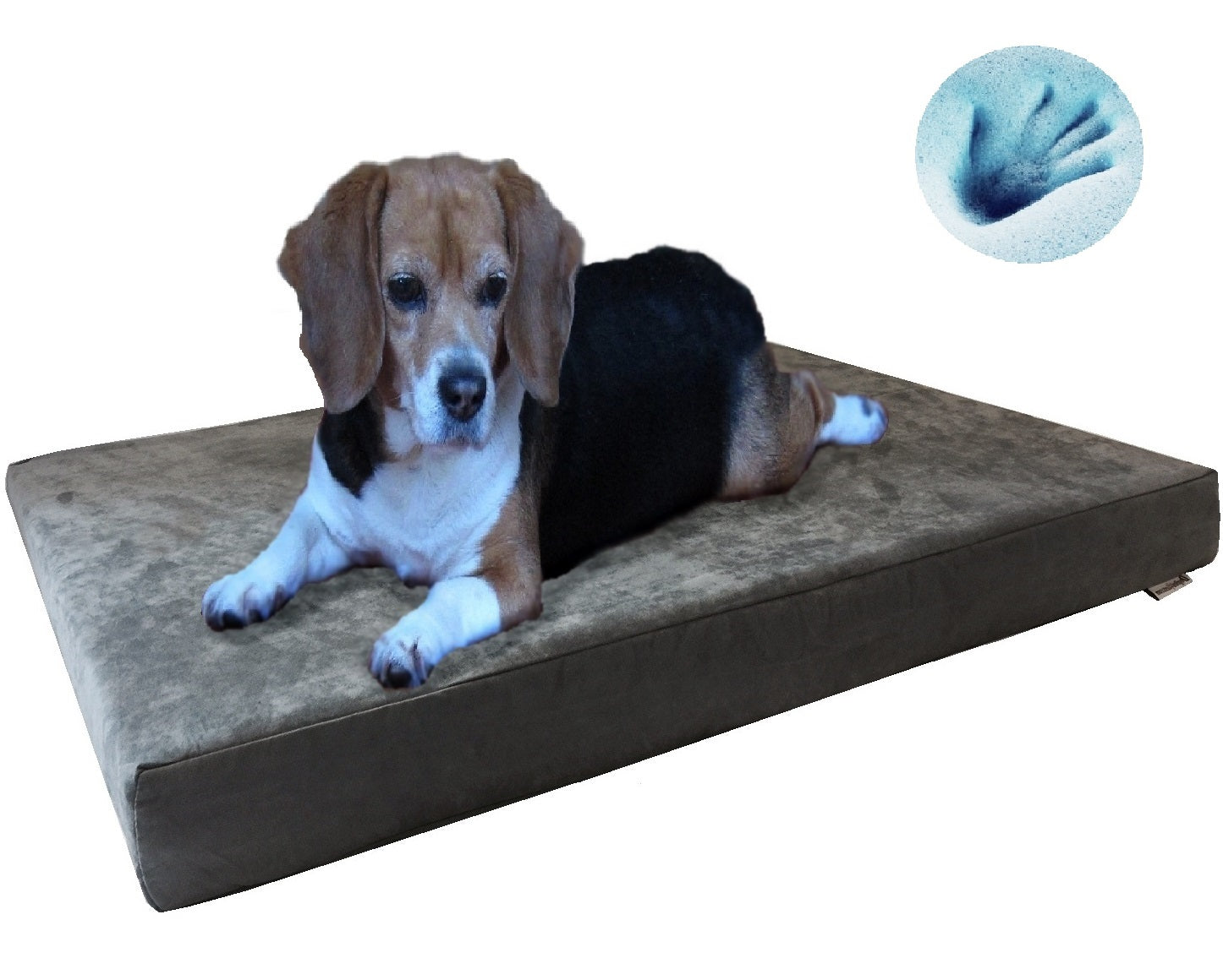 Medium Orthopedic Waterproof Memory Foam Dog Bed for Medium Pet 37