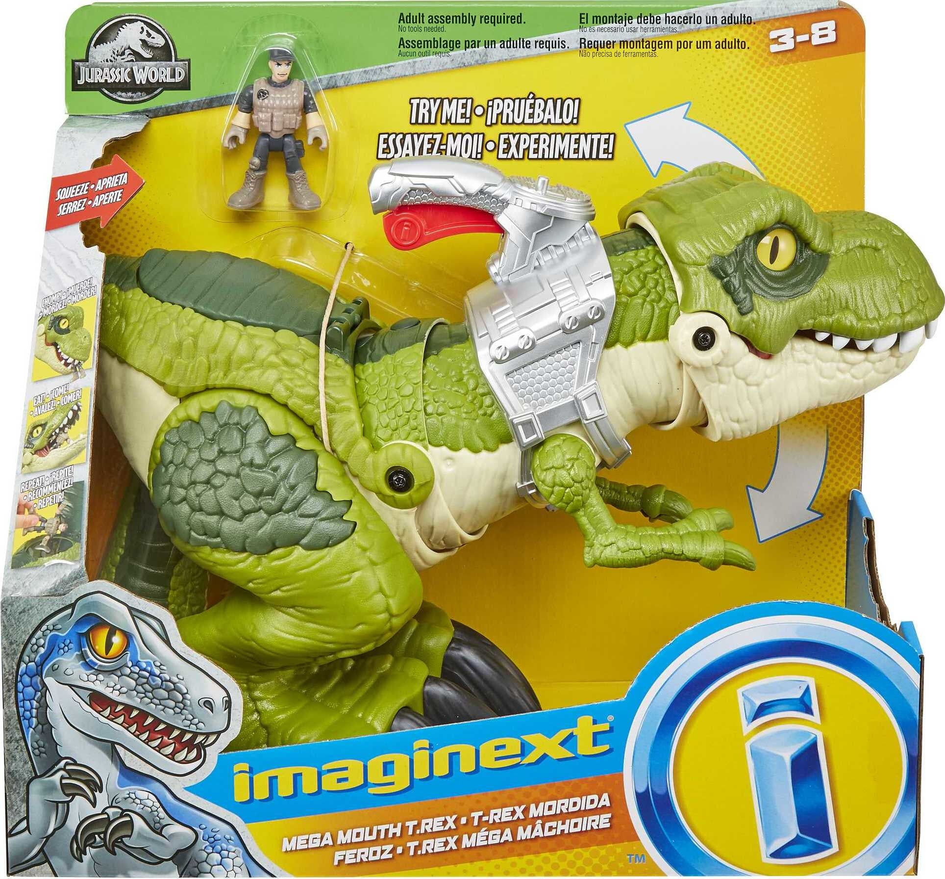 Imaginext Jurassic World Mega Mouth T.Rex Dinosaur Playset