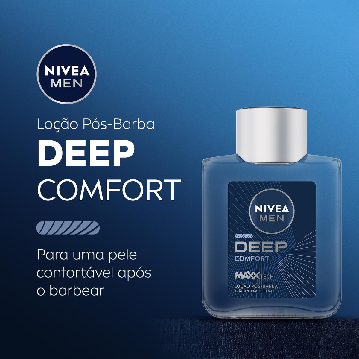 Locao Pos-Barba NIVEA MEN Deep Comfort 100ml