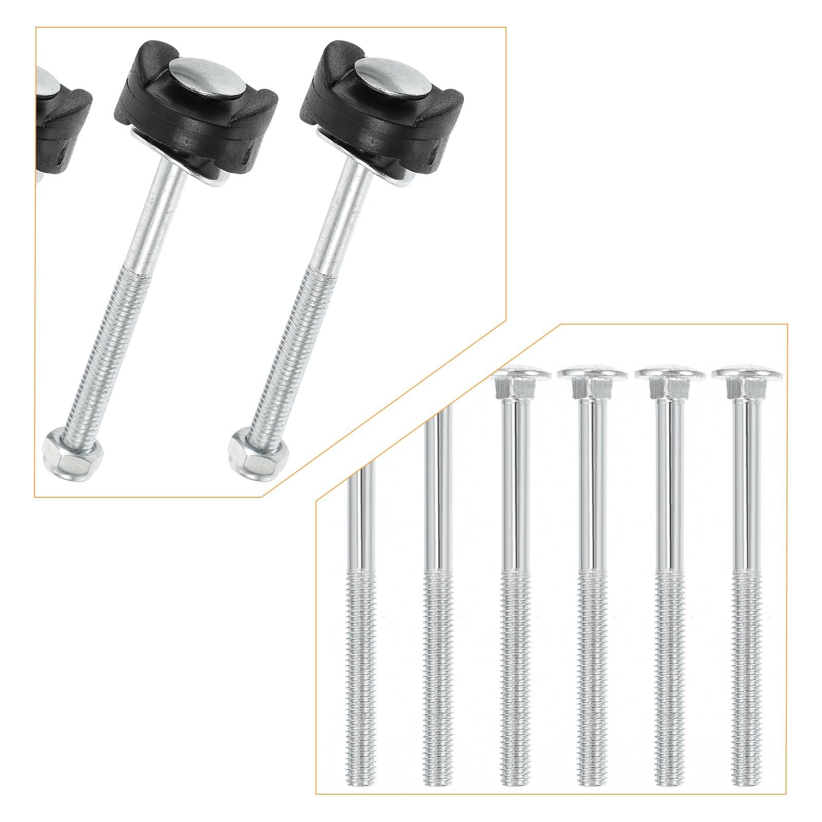 Portable Trampoline Screws Strengthen Durable Stable Iron Loose Trampoline Enclosure Pole Spacers for Kids Trampoline