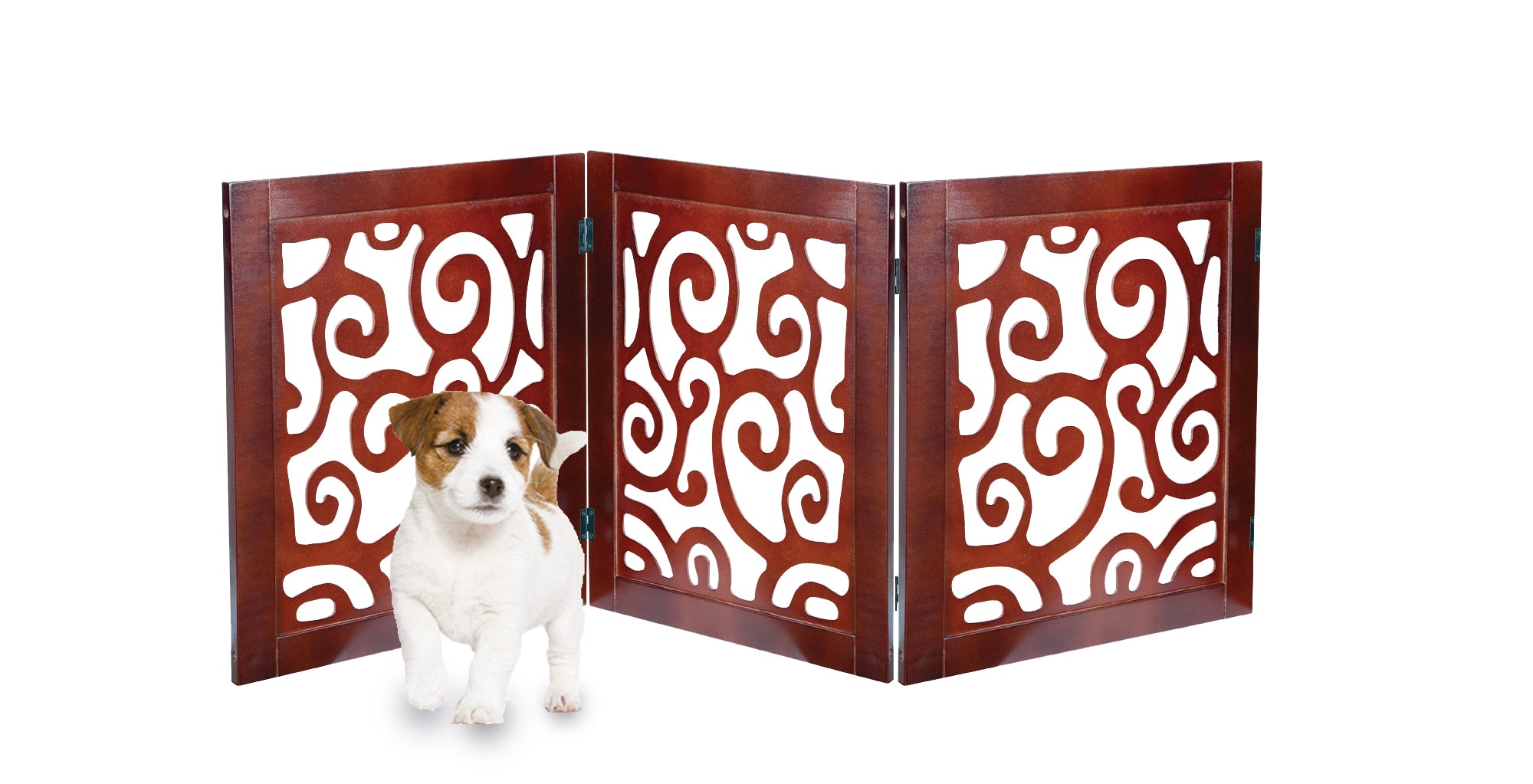 Freestanding Wooden Pet Gate