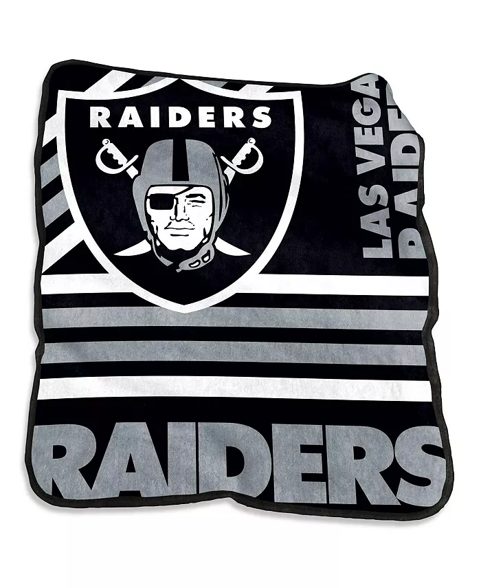 Logo Brands Las Vegas Raiders 50'' x 60'' Plush Raschel Throw