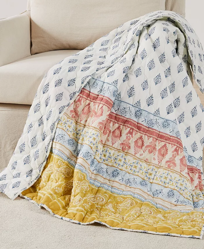 Levtex Home Tamiya Quilted Reversible Throw， 50