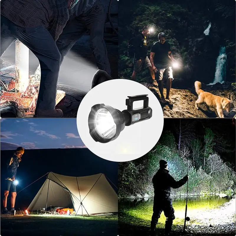 ⏰  Promotion 49% OFF - Rechargeable Handheld Spotlight Flashlight 90