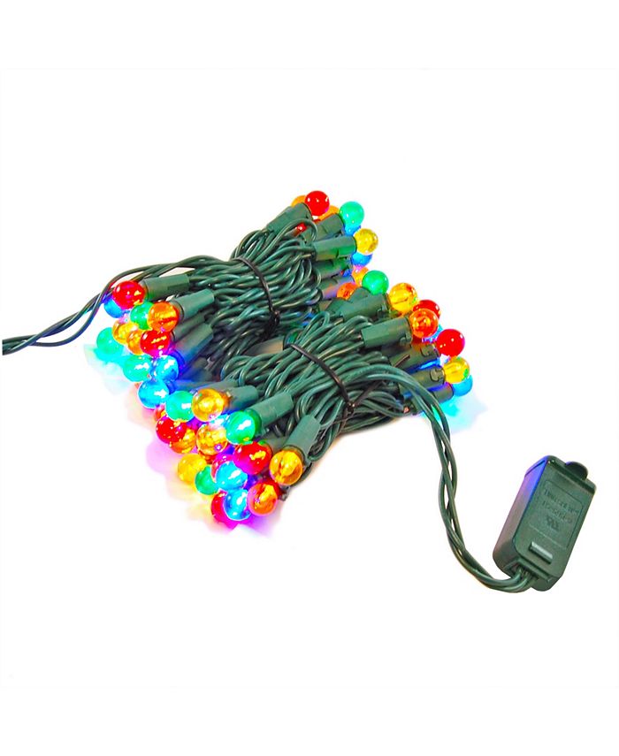 Macy's Lumabase 70 Multi Colored Plastic Globes Electric String Lights