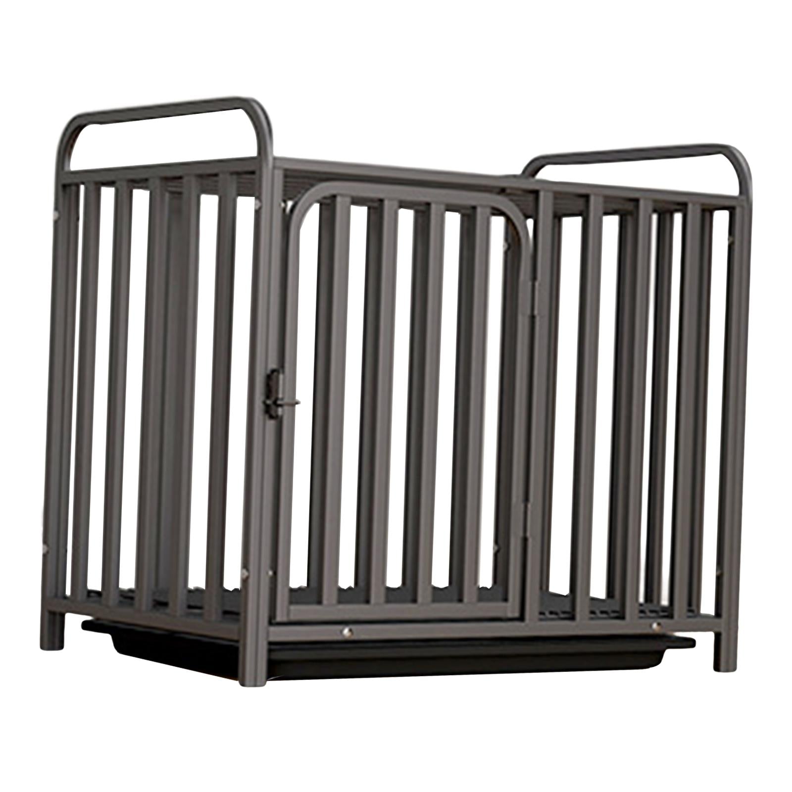 Heavy Duty Dog Crate， Dog Kennel Easy to Install with Removable Tray Strong Metal Large Dogs Cage Pet Kennel Playpen for Small Medium Pets