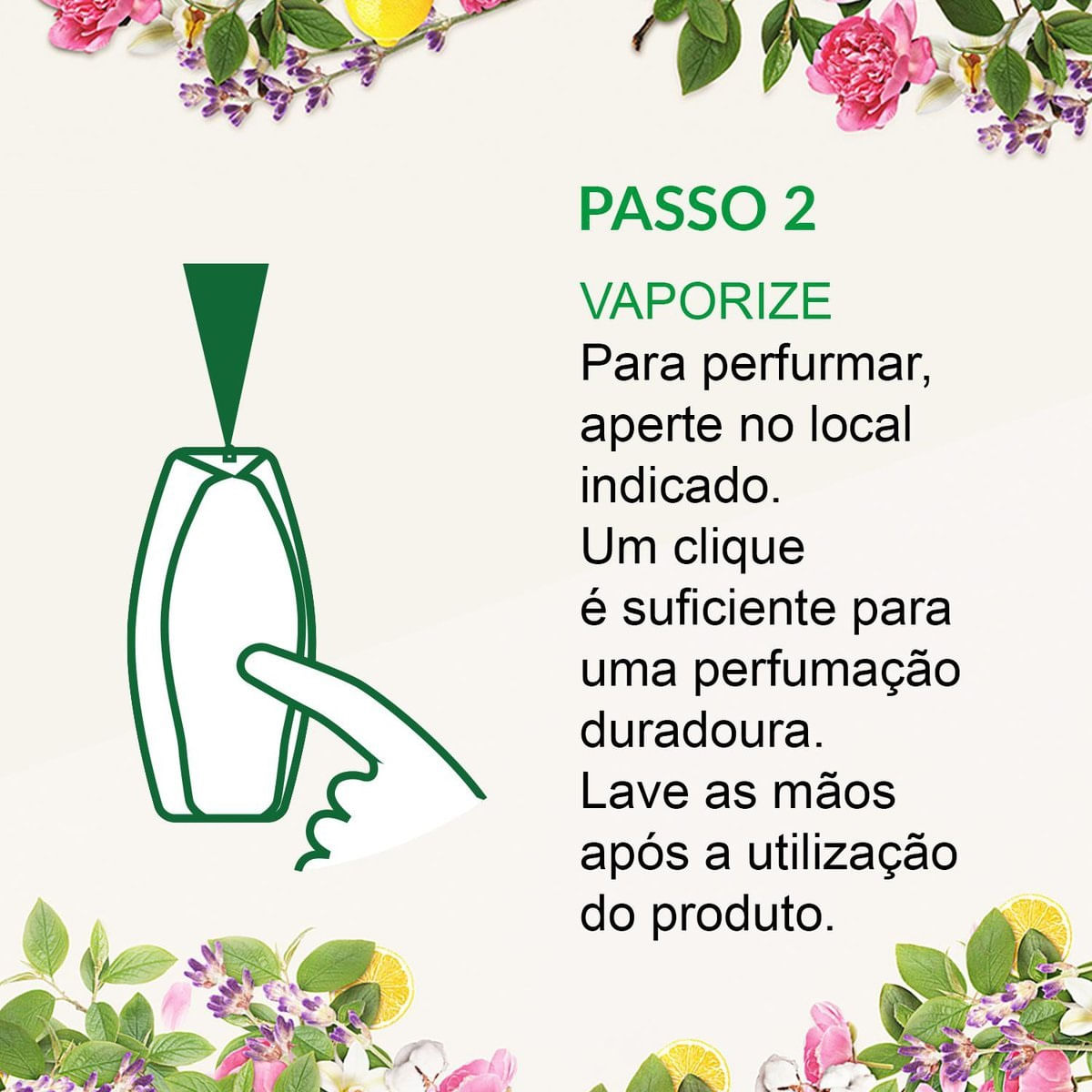 Aromatizador Bom Ar Click Spray Refil Leve 3 Pague 2 Flor de Algodao