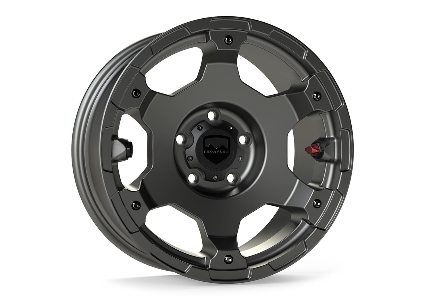 TeraFlex 1056159 TeraFlex Nomad Off-Road Deluxe Satin Titanium Wheels