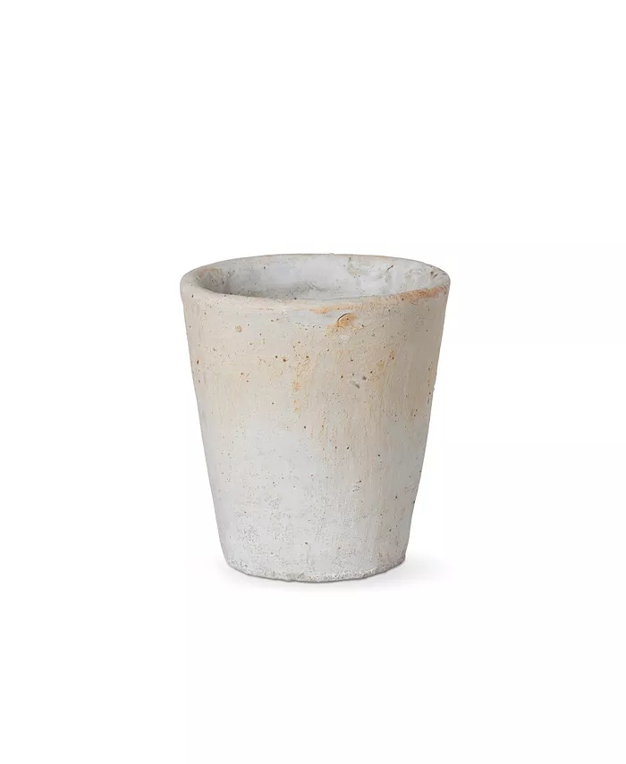 Park Hill Collection Distressed Concrete Pot Small