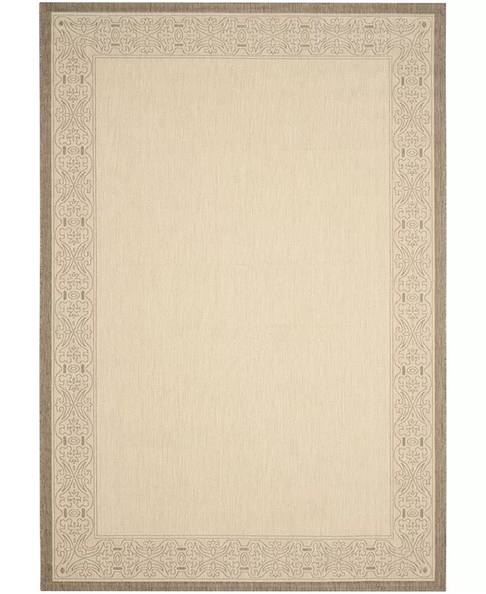 Safavieh Courtyard Natural and Brown 2'3