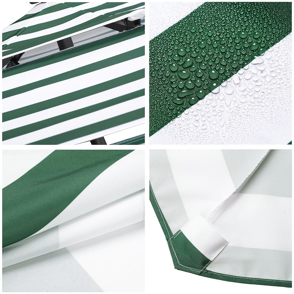 Yescom 10' Outdoor Patio Umbrella Replacement Canopy 3-Tiered 8-Rib