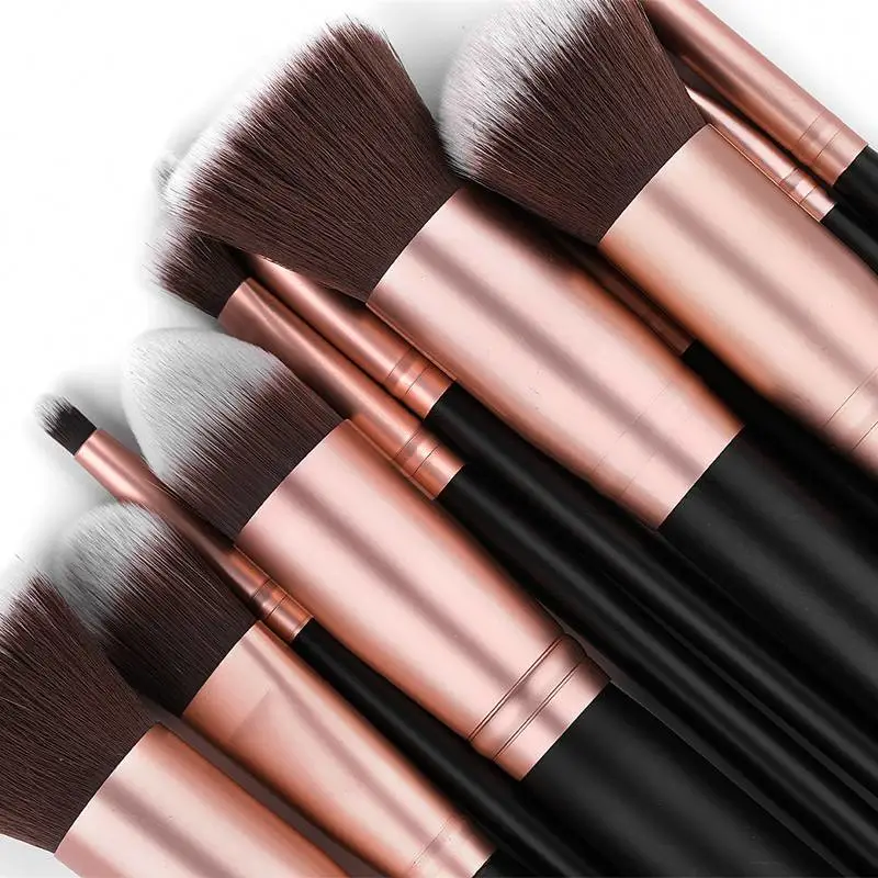 12 pcs Foundation Face Powder Concealers Blush Eyeshadow Makeup Brush Set
