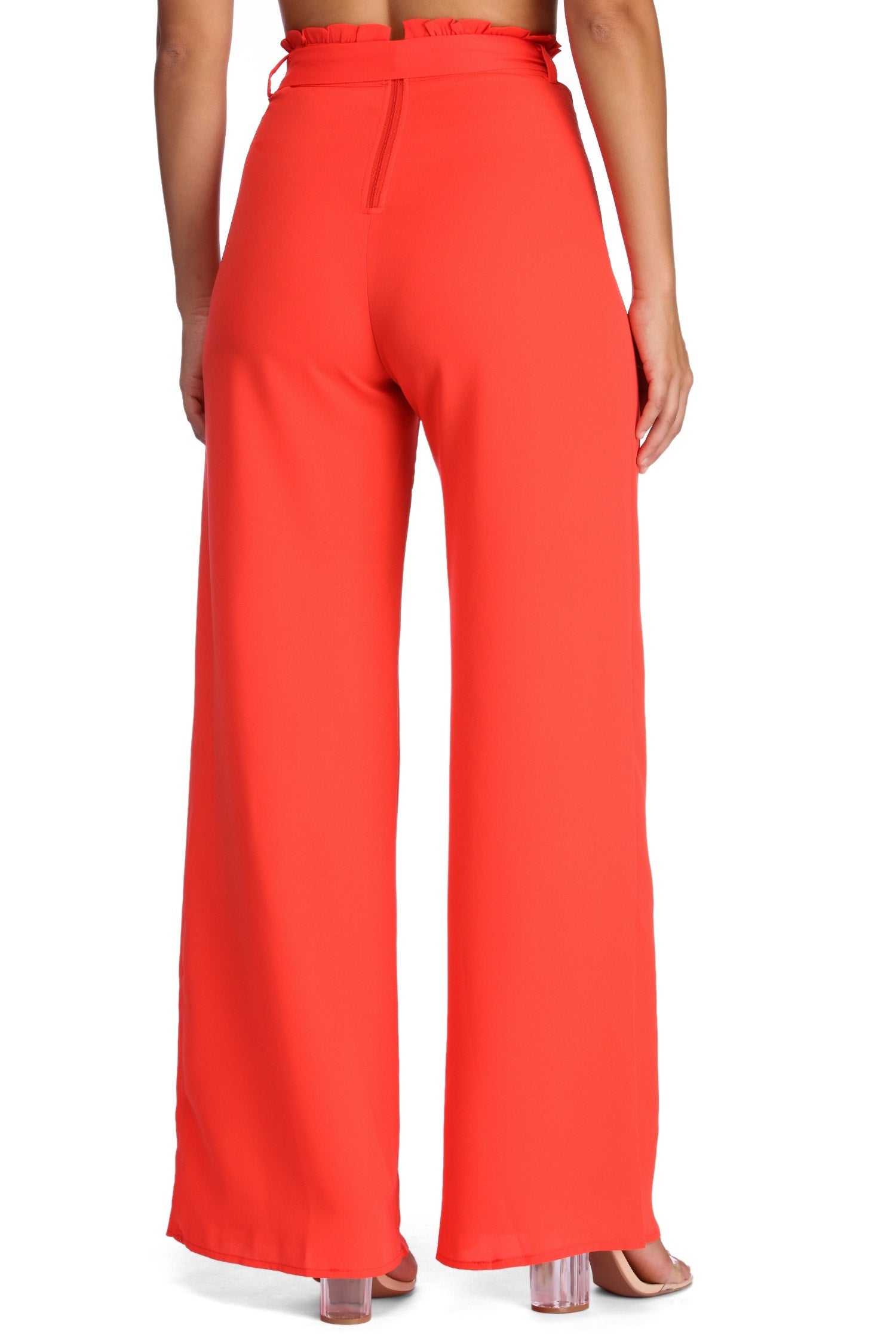 Stylishly Sealed Paper Bag Pants