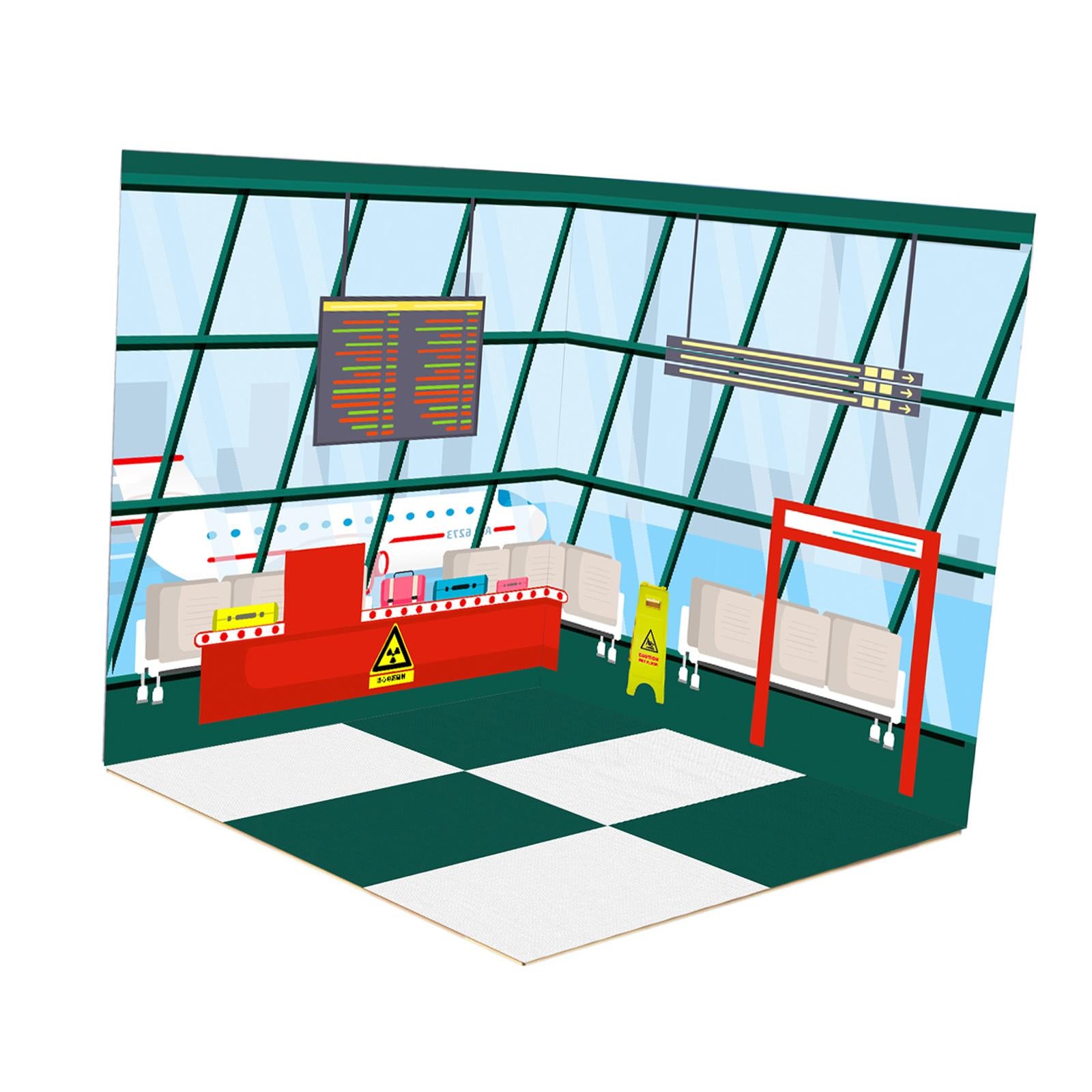 1/12 Scale Scenery Show Collection ama Organizer Scene Layout for Action Figure Doll Vehicle Scene Diecast Toy Car Style B