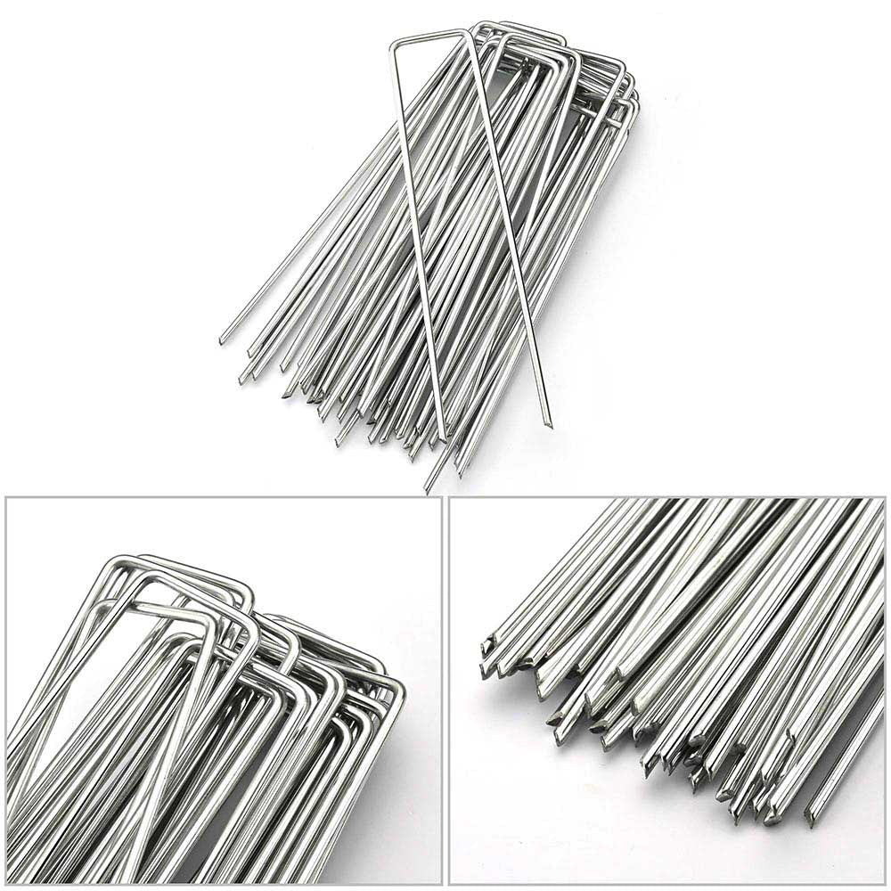 Yescom Weed Barrier for Vegetable Garden Woven w/ Stakes