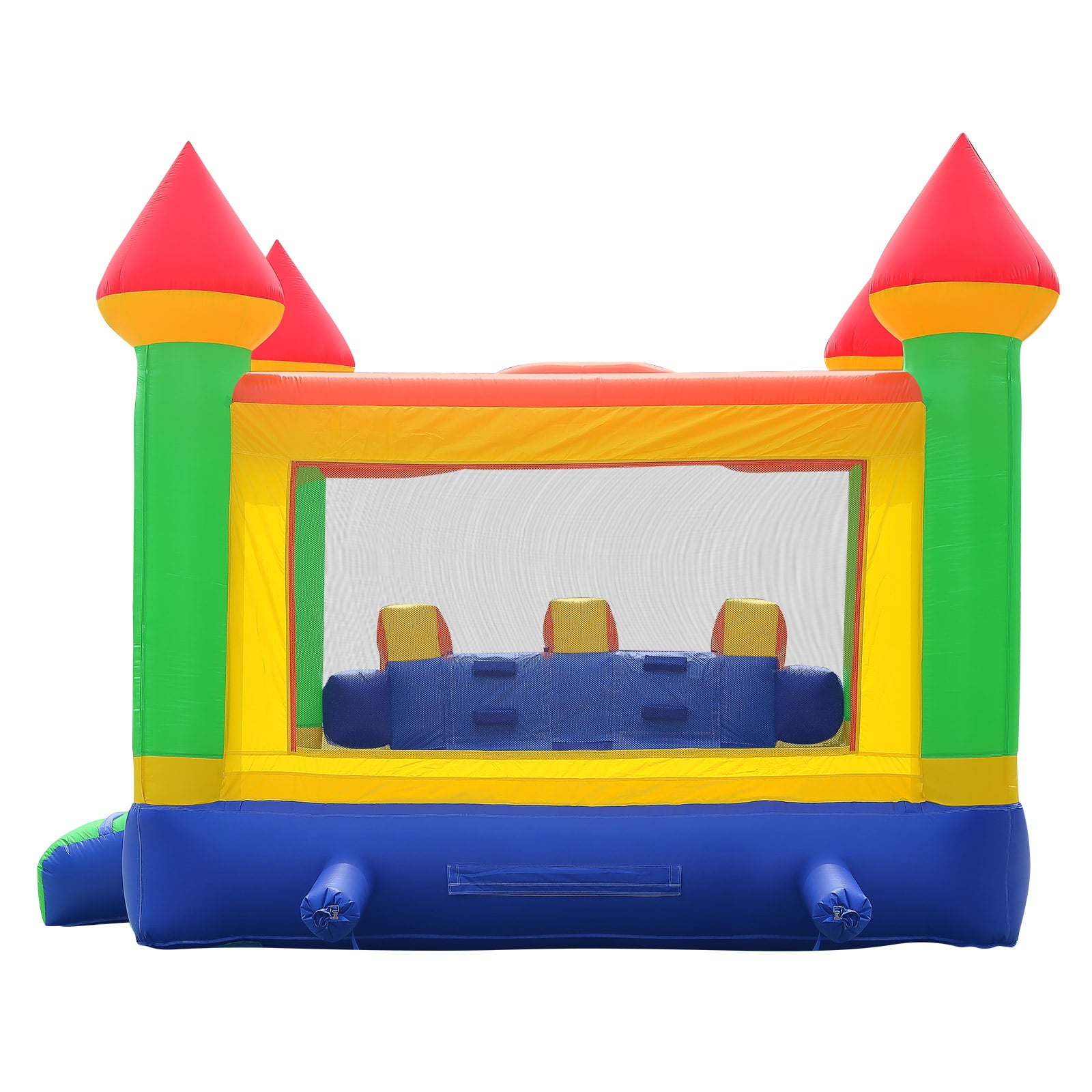 Inflatable HQ Commercial Grade Mega Double Slide Castle Bounce House 100% PVC and Blower