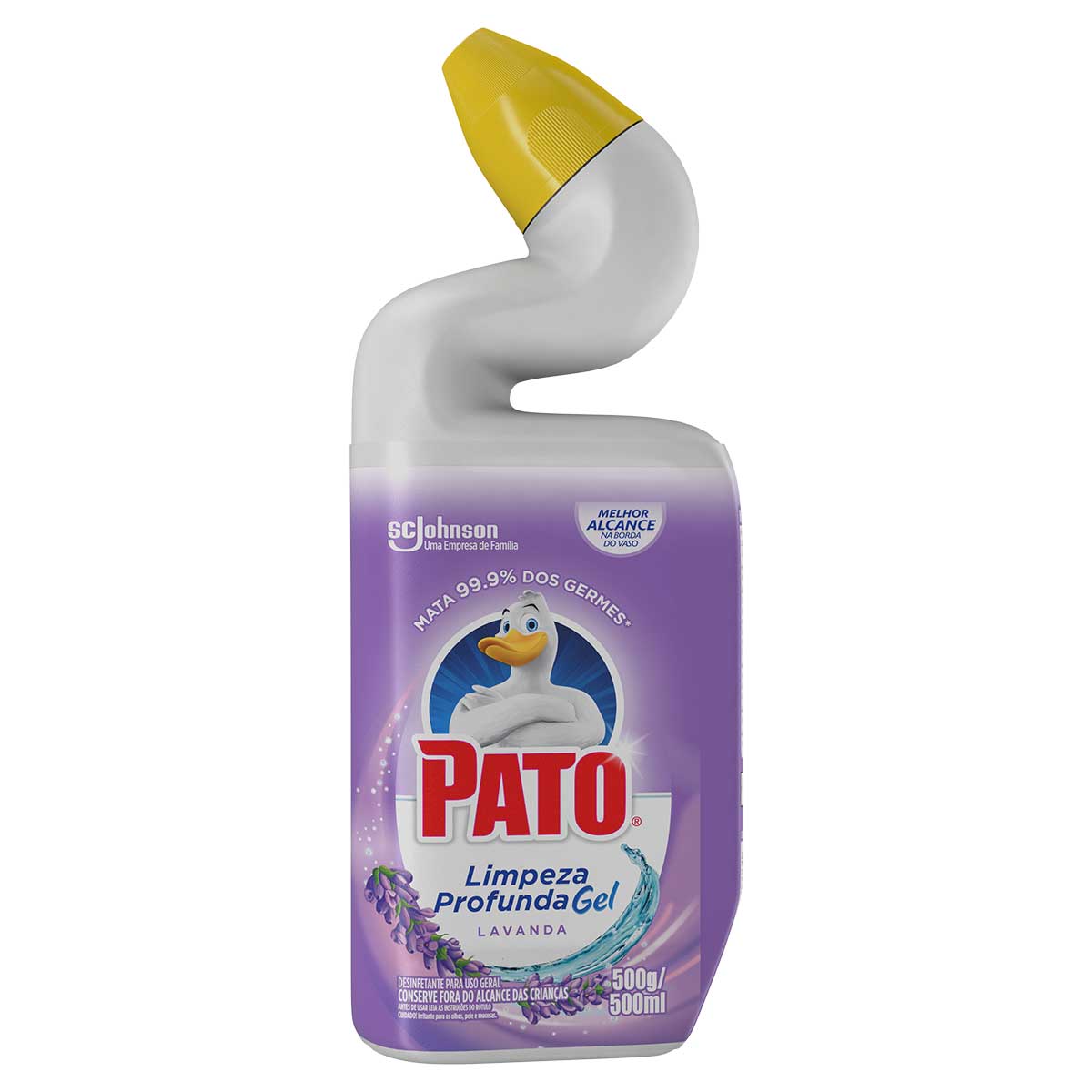 Desinfetante Gel Uso Geral Lavanda Pato Limpeza Profunda 500ml