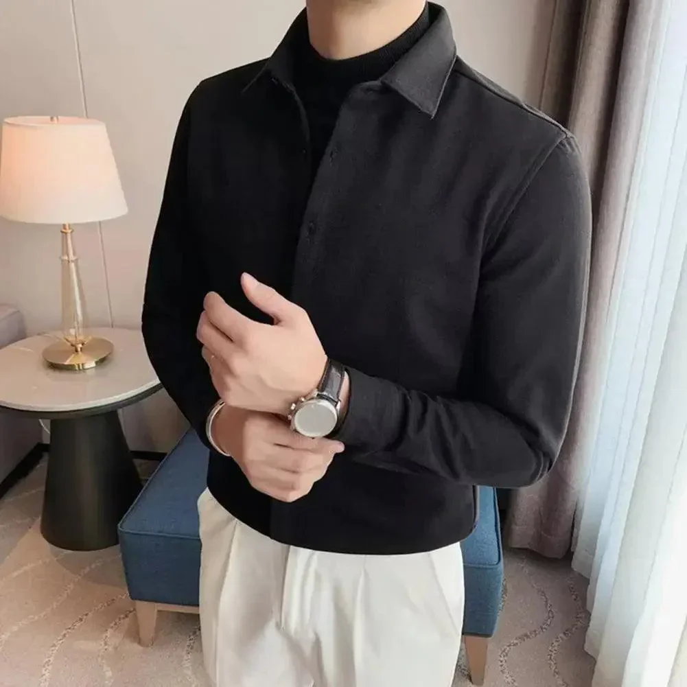 Camisa Social Knit Milão™ 2 em 1  / A Sofisticação Minimalista de Duas Peças com a Praticidade de Uma!