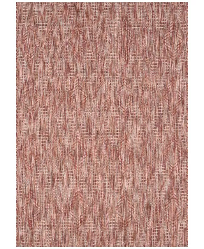 Safavieh Courtyard Red 4' x 5'7