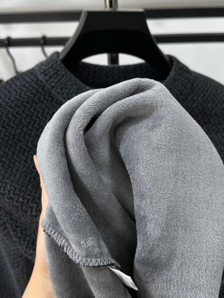 Suéter Borboun ™ Em Tricoline Luxuoso / Um Ícone de Conforto Masculino com Interior Aveludado!