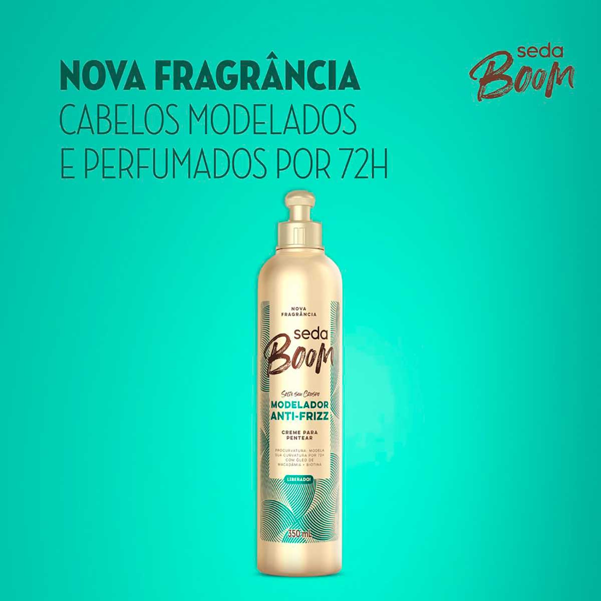 Creme de Pentear Seda Boom Modelador Antifrizz 350ml