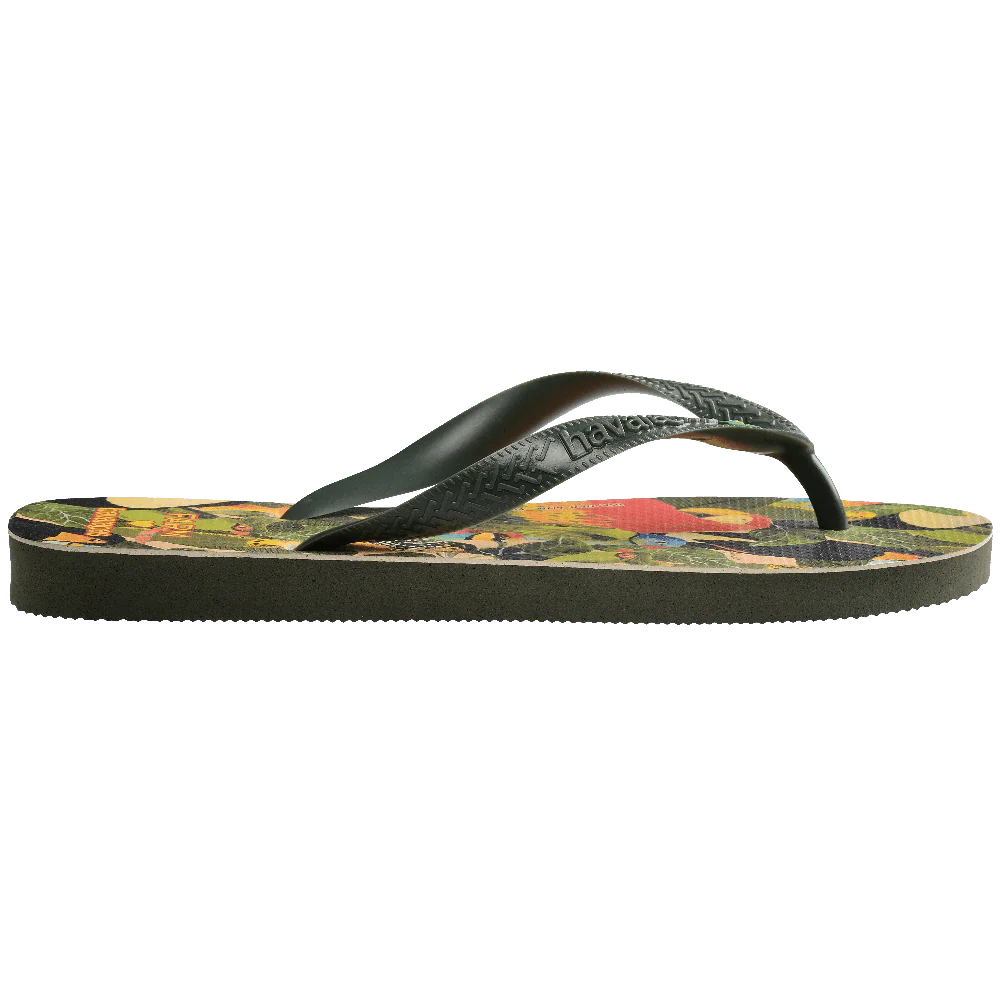 Chinelo Havaianas Farm Folhagens De Pássaros