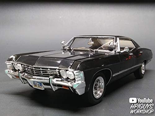 AMT 1967 Chevy Impala 4-Door Supernatural Night Hunter TV Show Model Kit Replica