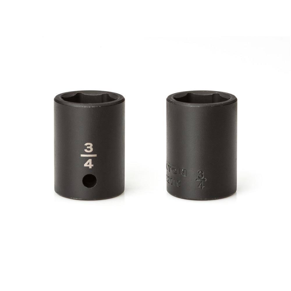 TEKTON SID92302 1/2 in. Drive 6-Point Impact Socket Set， 21-Piece (5/16 in. - 1-1/2 in.)