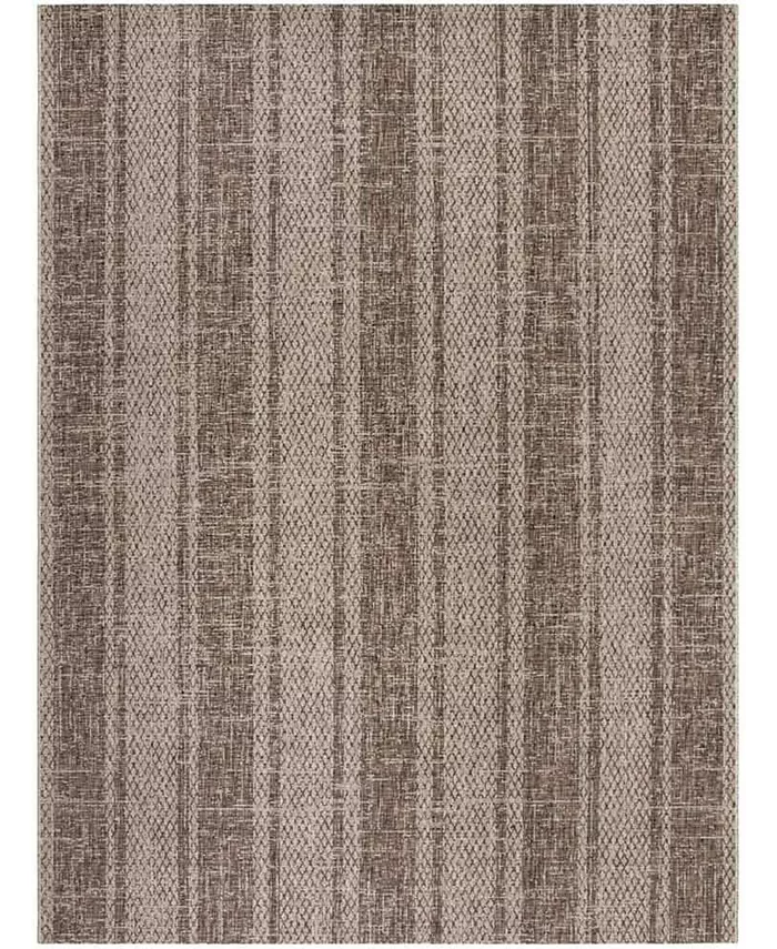 Safavieh Courtyard Light Beige and Light Brown 8' x 11' Sisal Weave Outdoor Area Rug