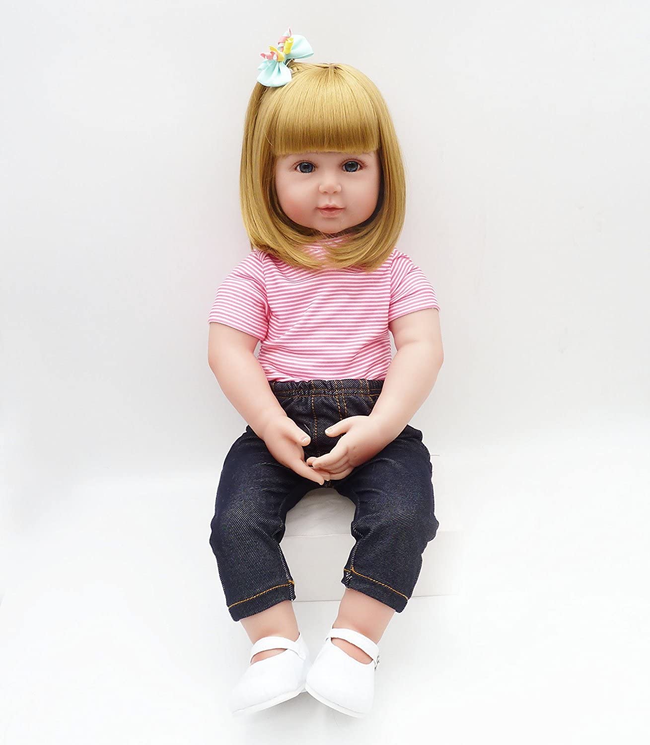 NPK DOLL Reborn Baby Girl Realistic Baby Doll