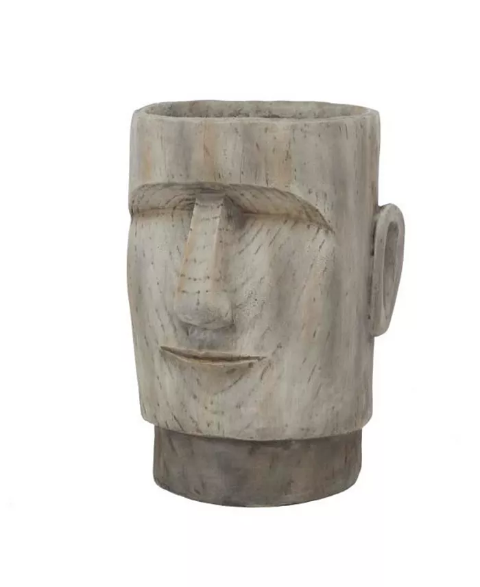 Novogratz Collection Magnesium Oxide Contemporary Planter， 18.45