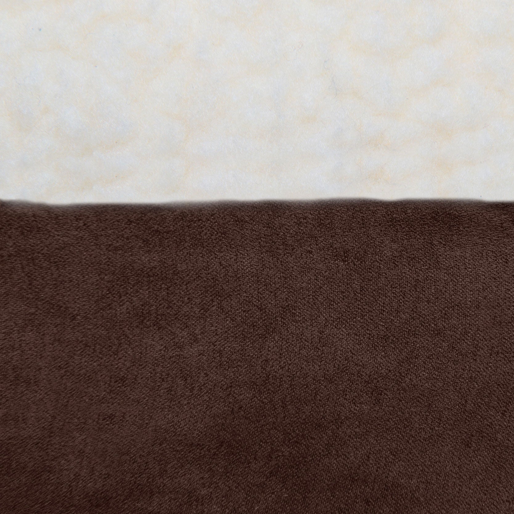 FurHaven Pet Dog Mattress | Deluxe Orthopedic Sherpa Pet Bed Mattress for Dogs and Cats， Espresso， Large