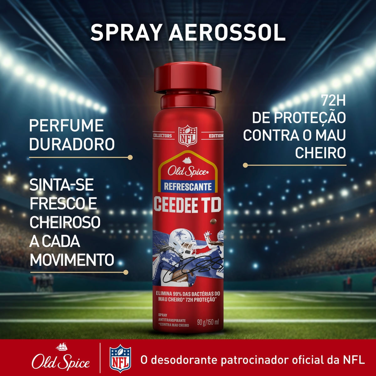 Desodorante Old Spice Refrescante CeeDee TD 150ml