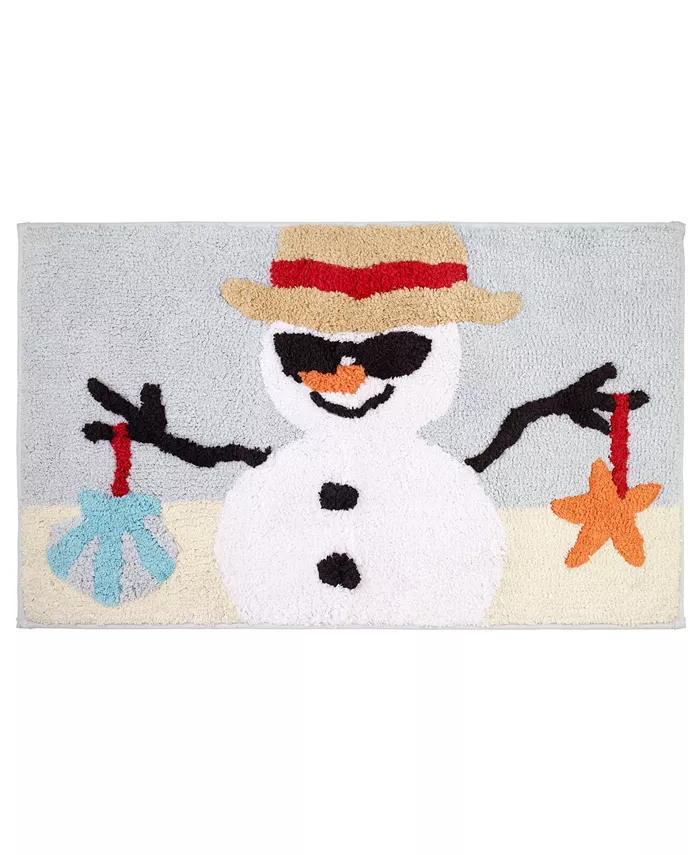 Avanti Beach Snowman Rug