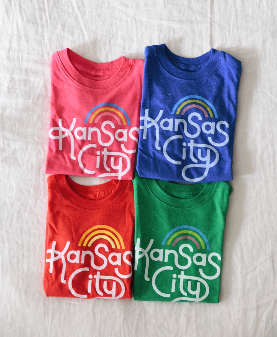Retro Kansas City Kids T-Shirt - Red
