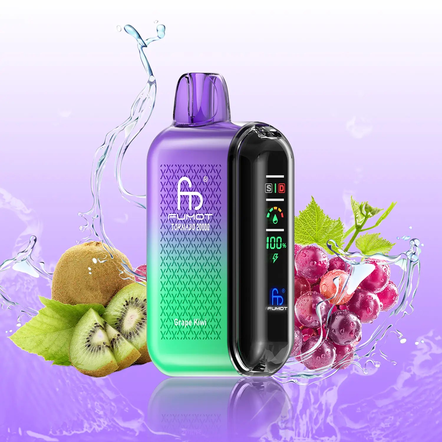 Fumot Tornado Vape 20000 - Grape Kiwi