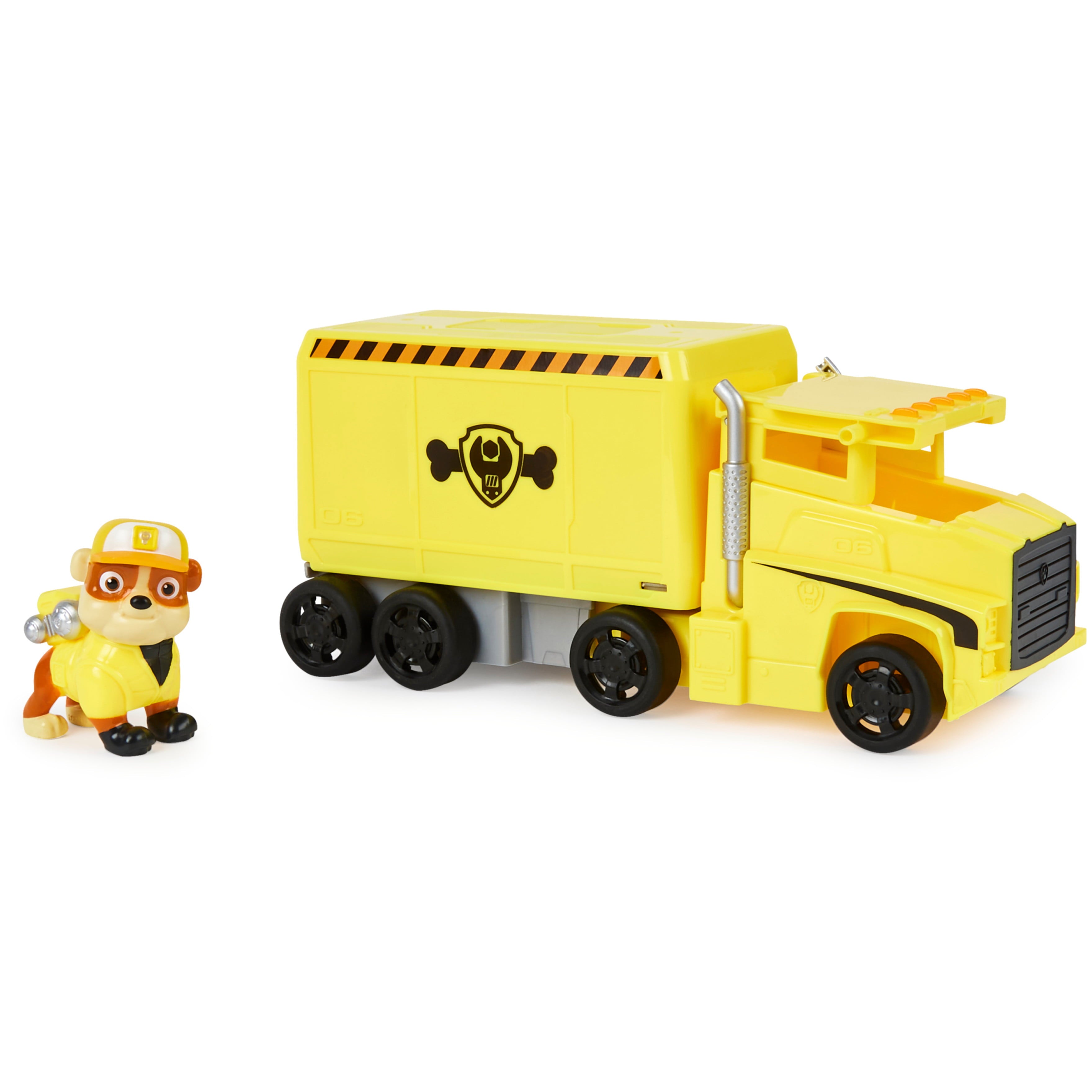 PAW Patrol， Big Truck Pup’s Rubble Transforming Vehicle and Figure