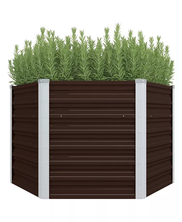vidaXL Garden Raised Bed Brown 50.8