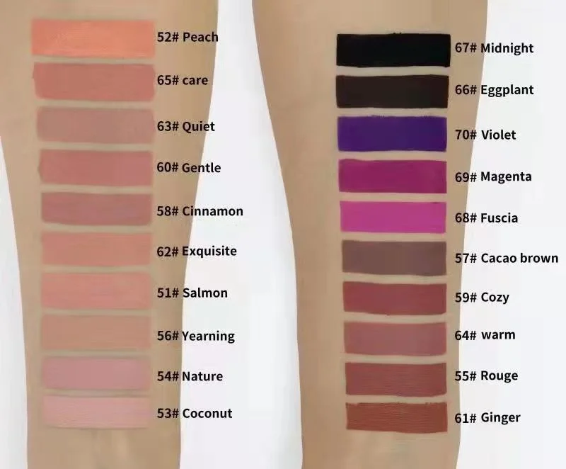 DIY Custom Label Vegan Makeup Matte Liquid Lipstick Lipgloss