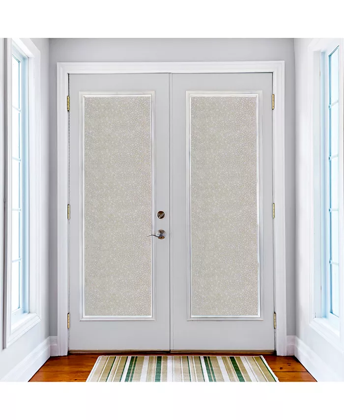 Brewster Home Fashions Pebbles Door Privacy Film