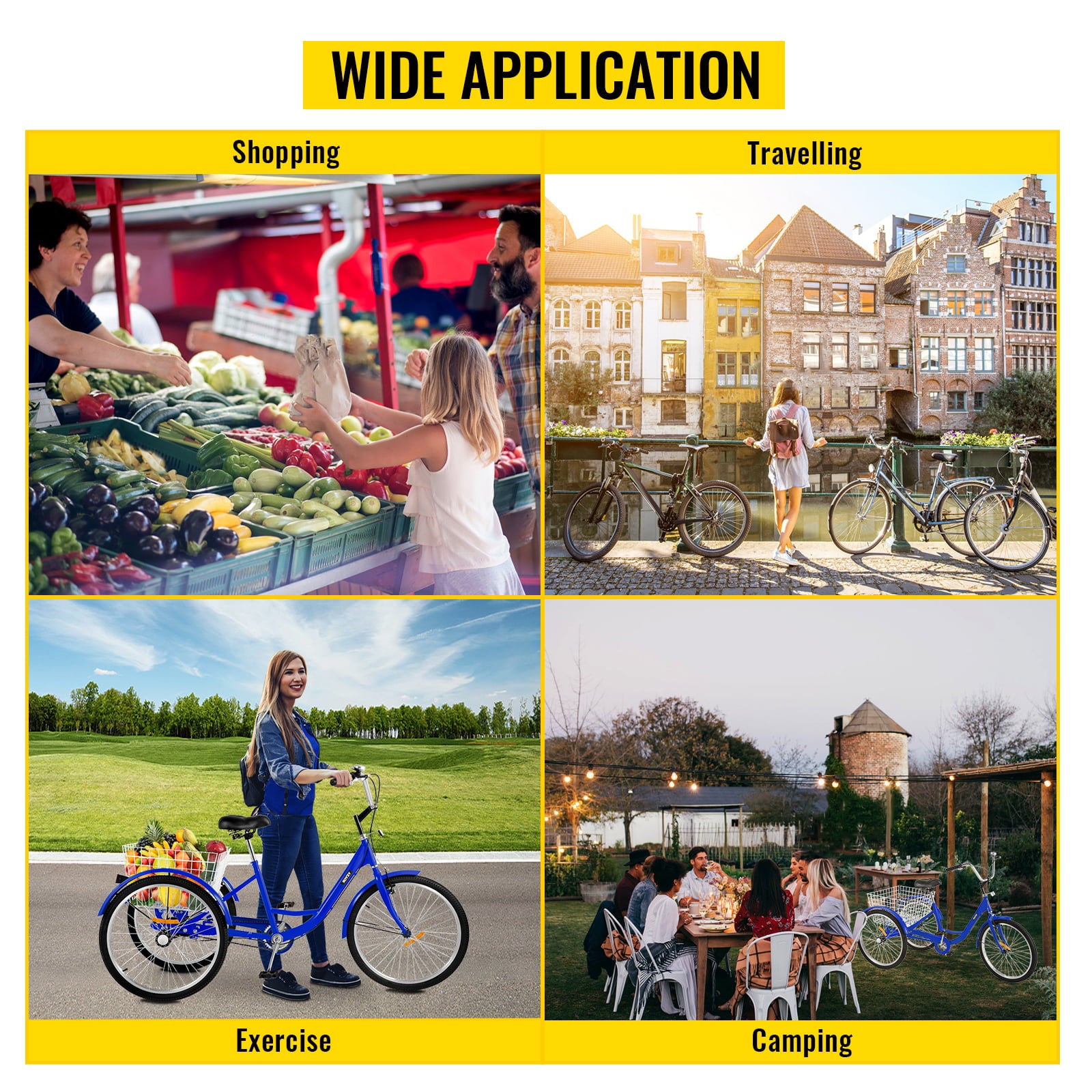 VEVOR Adult Tricycle 24