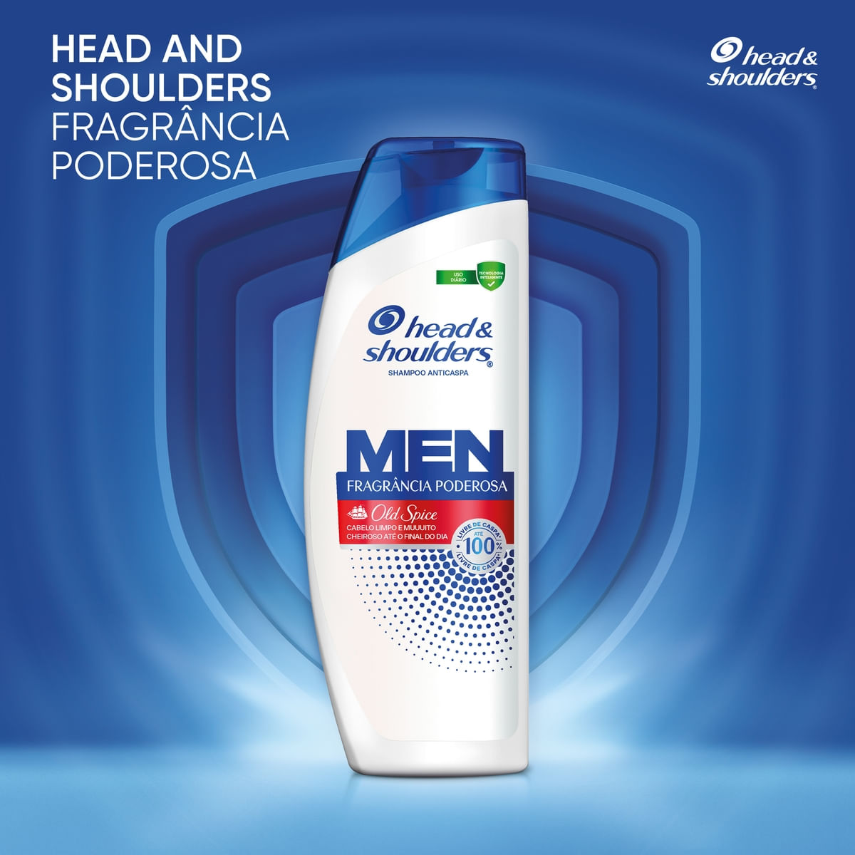 Shampoo Anticaspa Head & Shoulders Fragrancia Poderosa Old Spice 400 ml
